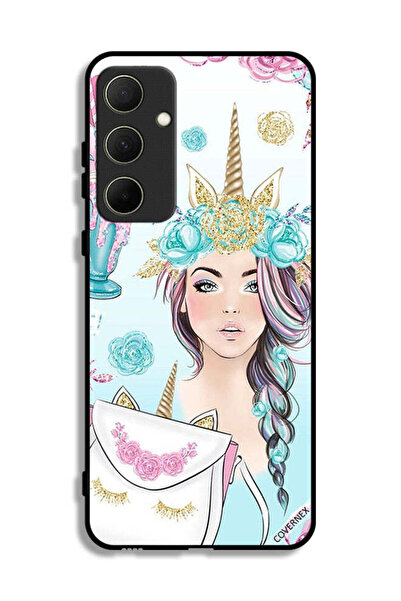 Covernex غطاء حماية لهاتف سامسونج جالاكسي A35 5G مزين برسومات رموش على الحقيب...