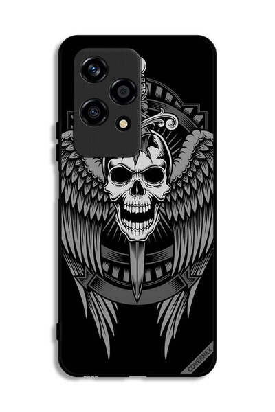 Covernex غطاء حماية لهاتف Honor 200 Lite 5G بتصميم جمجمة وأجنحة نسر