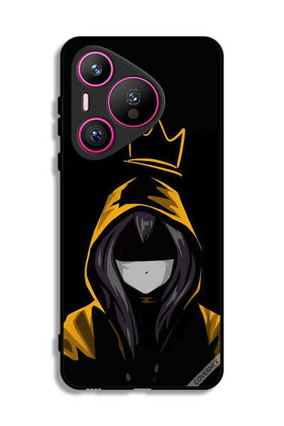 Covernex غطاء حماية لهاتف هواوي بيورا 70 بطبعة ملكة فتاة