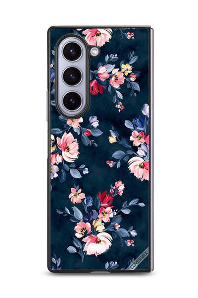 Covernex غطاء حماية لهاتف سامسونج جالاكسي زد فولد 6 مزين برسومات زهور مرسومة ...