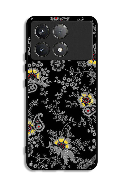 Covernex غطاء حماية لهاتف Xiaomi Poco F6 Pro بخلفية زهور فنية