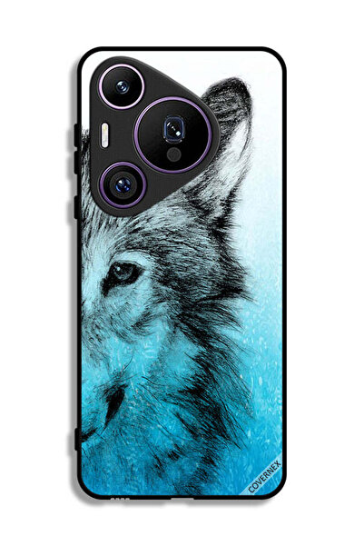 Covernex غطاء حماية هواوي بيورا 70 برو بتصميم نصف وجه ذئب