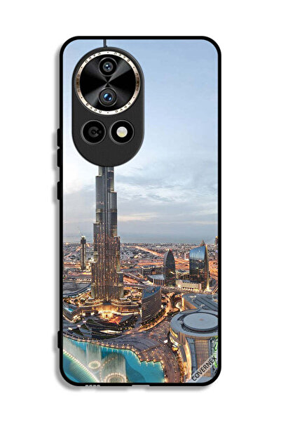 Covernex غطاء حماية لهاتف هواوي نوفا 12 برو 5G، منظر جميل لوسط مدينة دبي