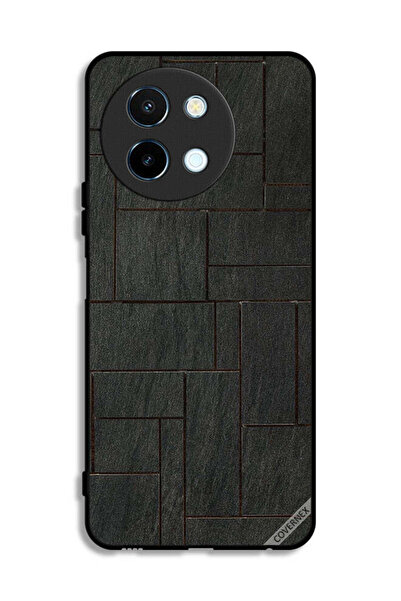 Covernex غطاء حماية لهاتف Vivo Y38 5G بنمط جدار حجري