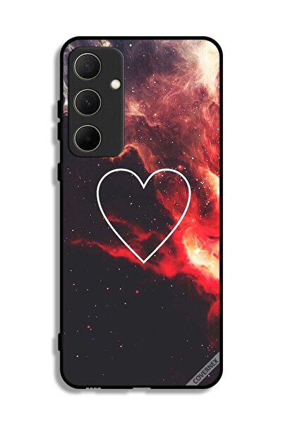 Covernex غطاء حماية لهاتف سامسونج جالاكسي A35 5G بتصميم قلب في الفضاء