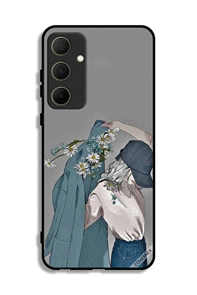 Covernex غطاء حماية لهاتف سامسونج جالاكسي A35 5G برسم فتاة ترتدي معطفًا