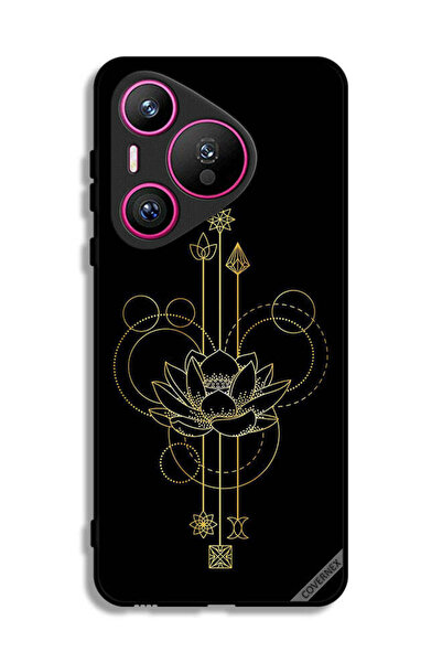 Covernex غطاء حماية لهاتف هواوي بيورا 70 بنقشة زهور عصرية