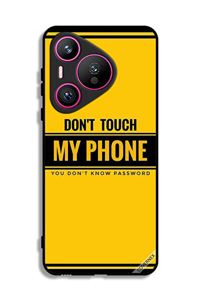 Covernex غطاء حماية لهاتف هواوي بيورا 70 - لا تلمس هاتفي، أنت لا تعرف كلمة ال...