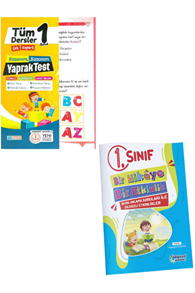 Evrensel İletişim Yayınları 1.Sınıf Evrensel Tüm Dersler Yaprak Test + 1.Sını...
