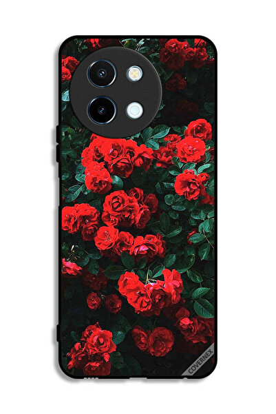 Covernex Vivo Y38 5G Protective Case Cover Garden Of Roses