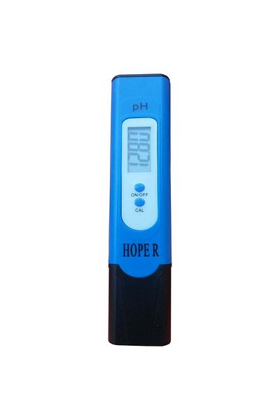 HOPE R Digital PH meter tester with automatic correction, with ATC, calibration powder, box