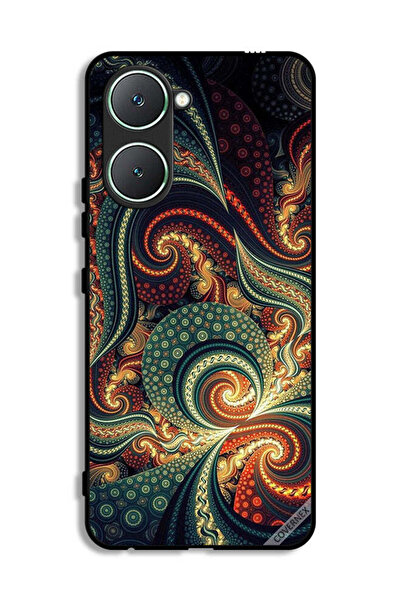 Covernex غطاء حماية لهاتف Vivo Y03 4G بنقشة ماندالا عتيقة