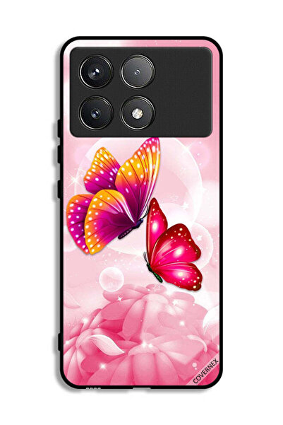 Covernex Xiaomi Poco F6 Pro Protective Case Cover Cute Butterflies