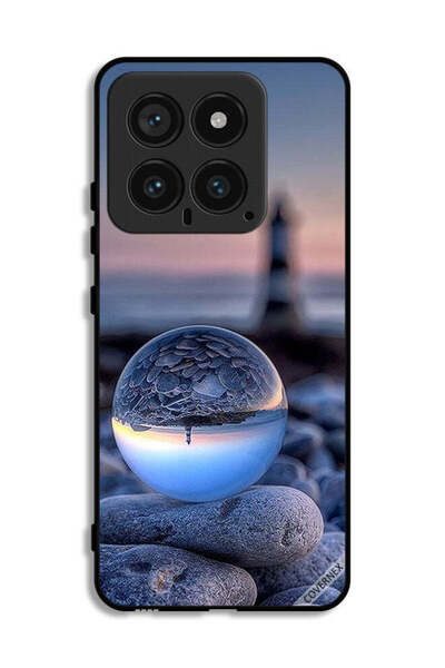 Covernex غطاء حماية لهاتف شاومي 14 مع تصوير رائع للطبيعة في زجاج دائري