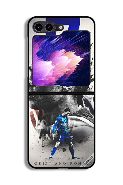 Covernex غطاء حماية لهاتف Samsung Galaxy Z Flip6 بخلفية كريستيانو رونالدو