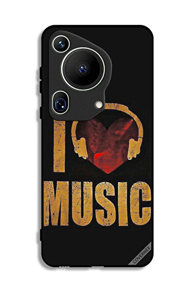 Covernex غطاء حماية فائق لهاتف هواوي بيورا 70 - تصميم كلاسيكي - أحب الموسيقى