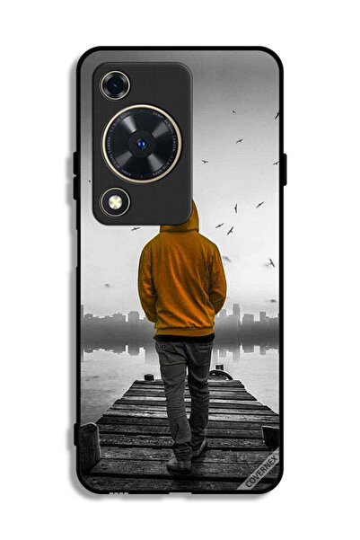 Covernex غطاء حماية لهاتف هواوي إنجوي 70 - فتى حزين يمشي