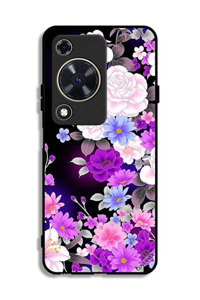 Covernex غطاء حماية لهاتف هواوي إنجوي 70 - مزيج من الزهور