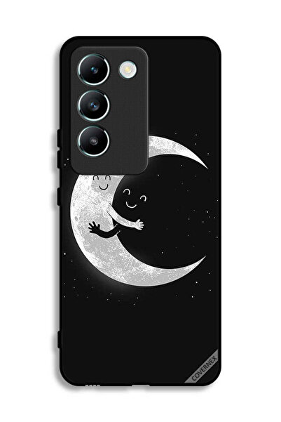 Covernex غطاء حماية لهاتف Vivo V30 Lite 4G بتصميم عناق القمر والسماء المظلمة