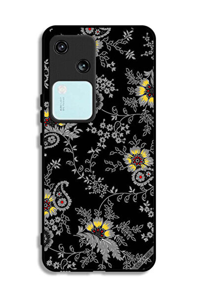 Covernex غطاء حماية لهاتف Vivo V30 5G بخلفية زهور فنية