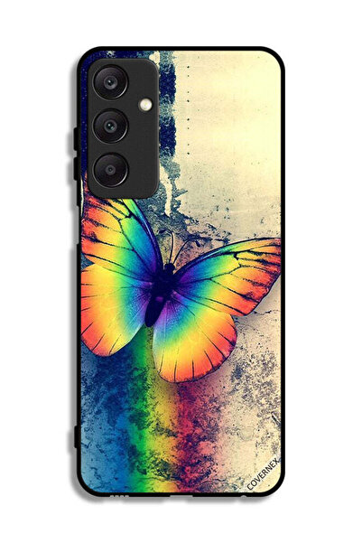 Covernex Samsung Galaxy A25 5G Protective Case Cover Vintage Rainbow Butterfly