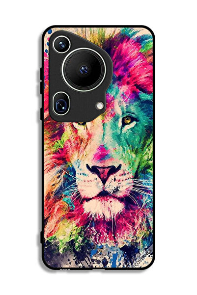 Covernex غطاء حماية لهاتف هواوي بيورا 70 ألترا بطبعة أسد