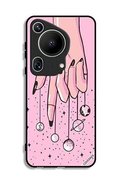 Covernex غطاء حماية لهاتف هواوي بيورا 70 ألترا بتصميم كواكب معلقة على الأصابع