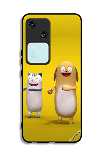 Covernex غطاء حماية Vivo V30 5G قصة قطة وكلب