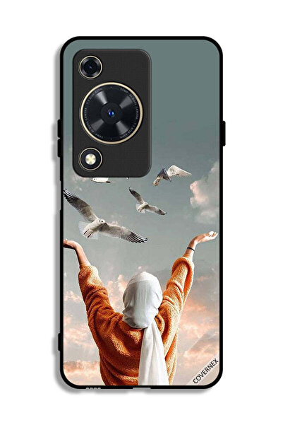 Covernex غطاء حماية لهاتف هواوي إنجوي 70 بتصميم طيور طائرة