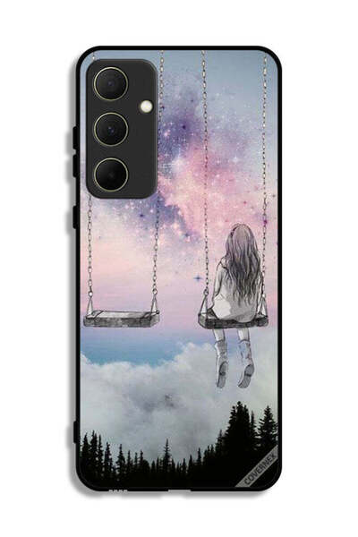 Covernex غطاء حماية لهاتف سامسونج جالاكسي A35 5G برسومات فتاة وحيدة