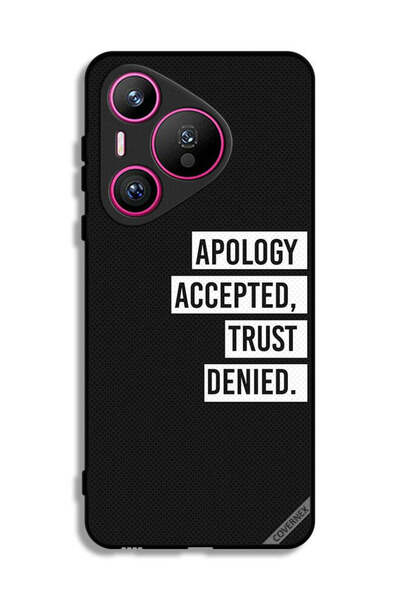 Covernex غطاء حماية لهاتف هواوي بيورا 70 - اعتذار مقبول - ثقة مرفوضة