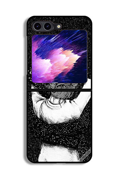 Covernex غطاء حماية لهاتف Samsung Galaxy Z Flip6 بتصميم خيال فتاة دودل الليلية