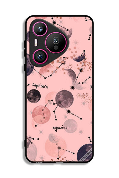 Covernex غطاء حماية لهاتف هواوي بيورا 70 برسومات الأبراج الفلكية