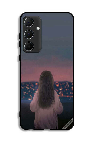 Covernex غطاء حماية لهاتف سامسونج جالاكسي A55 5G بنقشة فتاة واقفة