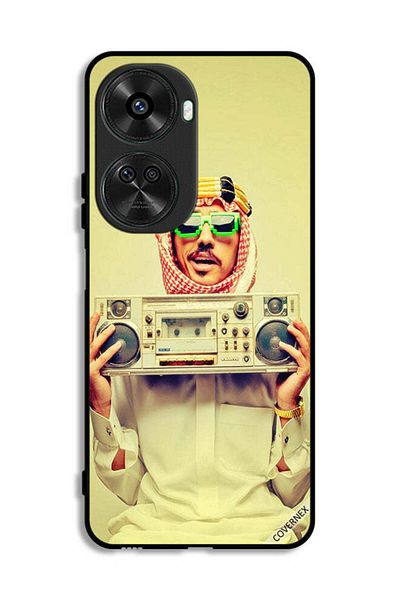 Covernex غطاء حماية لهاتف هواوي نوفا 12 SE يحمل جهاز موسيقى عتيق