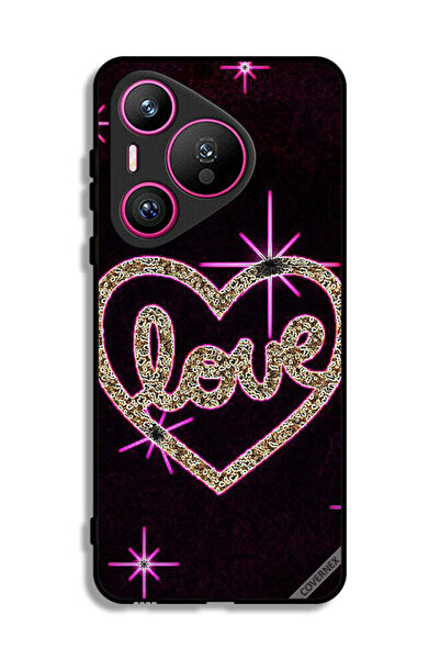 Covernex غطاء حماية لهاتف هواوي بيورا 70 بتصميم قلب الحب