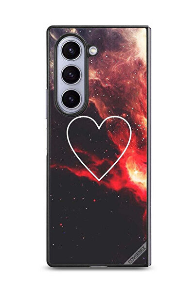 Covernex غطاء حماية بتصميم قلب في الفضاء من سامسونج جالكسي زد فولد 6