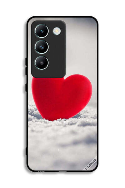 Covernex غطاء حماية لهاتف Vivo V30 Lite 4G بتصميم قلب أحمر جميل