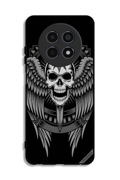 Covernex غطاء حماية لهاتف Realme 12x 5G بتصميم جمجمة وأجنحة نسر