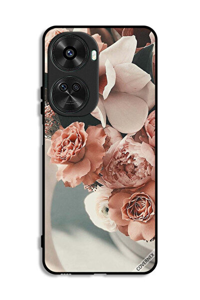 Covernex غطاء حماية لهاتف هواوي نوفا 12 إس إي، باقة من أزهار الخوخ الجميلة
