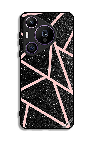 Covernex غطاء حماية لهاتف هواوي بيورا 70 برو بنقشة لامعة ومسارات