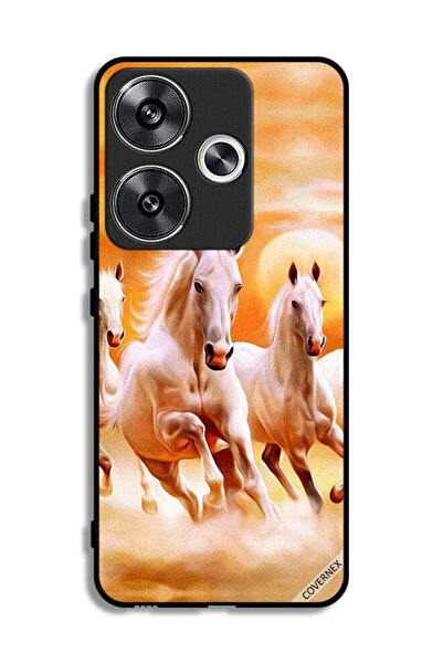 Covernex غطاء حماية لهاتف شاومي ريدمي توربو 3 5G - خيول تركض