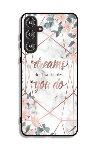 Covernex غطاء حماية لهاتف Samsung Galaxy M55 5G الأحلام لا تتحقق إلا إذا فعلتها