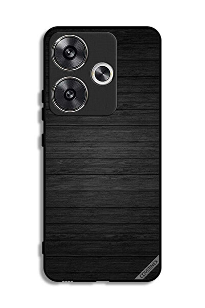 Covernex غطاء حماية لهاتف Xiaomi Redmi Turbo 3 5G بنمط خشبي داكن