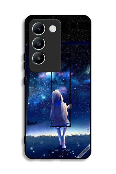 Covernex غطاء حماية لهاتف فيفو V30 لايت 4G - فتاة حزينة