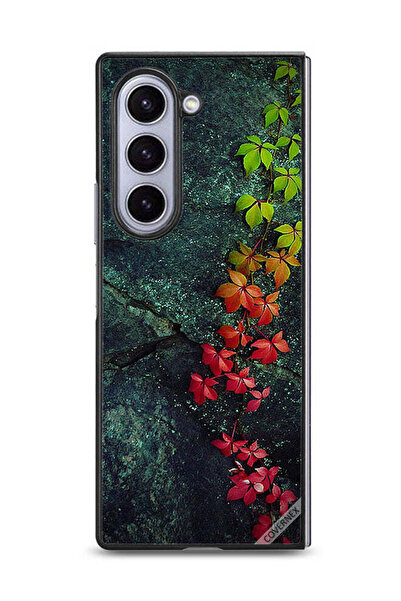 Covernex غطاء حماية لهاتف Samsung Galaxy Z Fold6 بأوراق جميلة