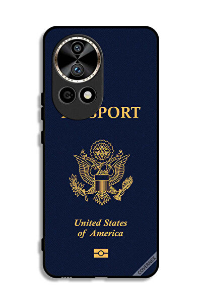 Covernex غطاء حماية لهاتف هواوي نوفا 12 ألترا 5G بنمط جواز السفر الأمريكي