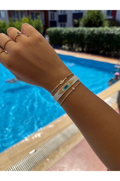 DGK COLLECTİON Miyuki, Artistic Accessories. Eye Detail Terrific Matching Colors