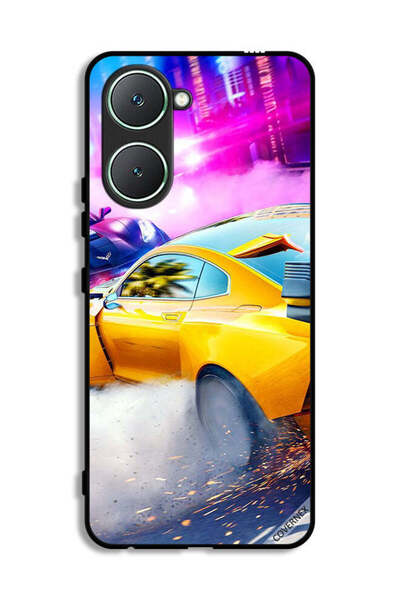 Covernex غطاء حماية لهاتف Vivo Y03 4G بتصميم سيارة سباق