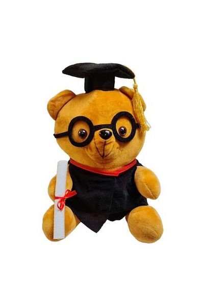 OEM Graduation Bear Plush Toy 30cm + Intelligent Modeling Clay Set 12 Bags